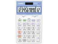 カシオ計算機 抗菌電卓 12桁 ジャストタイプ JW-122CL-N 中型電卓 一般 実務電卓 文具