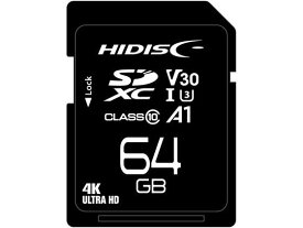 HIDISC SDXCカード 64GB Class3 HDSDX64GCL10V30 microSD SDHCメモリーカード 記録メディア テープ