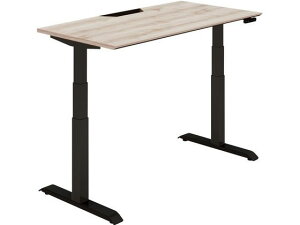 【レビュー投稿で100円OFFクーポン】【メーカー直送】コクヨ デスク シークエンス 平机舟底 ボタン W1350 シャビーグレー【代引不可】【組立・設置・送料無料】電動昇降デスク スタンディン