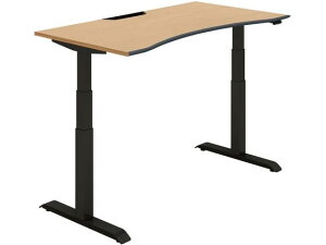 【レビュー投稿で100円OFFクーポン】【メーカー直送】コクヨ シークエンス ウィング机ソフト レバー W1350 ナチュラルオーク【代引不可】【組立・設置・送料無料】電動昇降デスク スタンデ