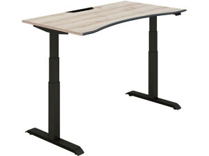 【レビュー投稿で100円OFFクーポン】【メーカー直送】コクヨ シークエンス ウィング机ソフト レバー W1350 シャビーグレー【代引不可】【組立・設置・送料無料】電動昇降デスク スタンディ