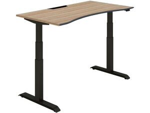 【レビュー投稿で100円OFFクーポン】【メーカー直送】コクヨ シークエンス ウィング机ソフト Fレバー W1350 ウォームミディアム【代引不可】【組立・設置・送料無料】電動昇降デスク スタン