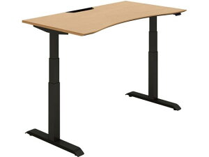 【レビュー投稿で100円OFFクーポン】【メーカー直送】コクヨ シークエンス ウィング机舟底 レバー W1350 ナチュラルオーク【代引不可】【組立・設置・送料無料】電動昇降デスク スタンディ