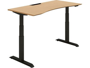 【レビュー投稿で100円OFFクーポン】【メーカー直送】コクヨ シークエンス ウィング机舟底 ボタン W1550 ナチュラルオーク【代引不可】【組立・設置・送料無料】電動昇降デスク スタンディ