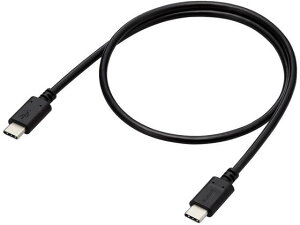 yr[e100~OFFN[|zy񂹁zGR USBP[u Type-C to C 0.5m 100W ubN USBP[u C to P[u d^bv zp[c Ɠd