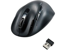 【お取り寄せ】エレコム 無線マウス EX-G PRO Bluetooth 8ボタン 充電式 S 黒