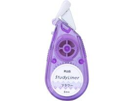【マラソン限定★2000円クーポン＆ポイント2倍】プラス マーカーテープ StudyLiner スタディライナー パープル フラワー デコレーションシール デコレーショングッズ