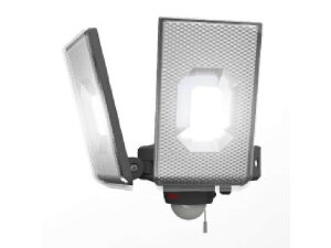 【レビュー投稿で100円OFFクーポン】【お取り寄せ】ムサシ 12.5W×2灯スライド型LEDセンサーライト LED-AC2050 屋外センサーライト 屋外照明 ライト 照明器具 家電