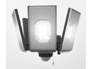 【レビュー投稿で100円OFFクーポン】【お取り寄せ】ムサシ 12.5W×4灯スライド型LEDセンサーライト LED-AC4000 屋外センサーライト 屋外照明 ライト 照明器具 家電