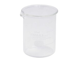 【レビュー投稿で100円OFFクーポン】【お取り寄せ】新潟精機 硝子ビーカ 20ml GB-20 ビーカー 計量カップ コップ ガラス容器 計量器