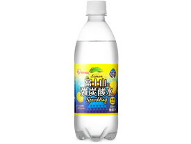 アイリスオーヤマ 富士山の天然水 強炭酸水レモン 500ml 発泡水 炭酸水 ミネラルウォーター