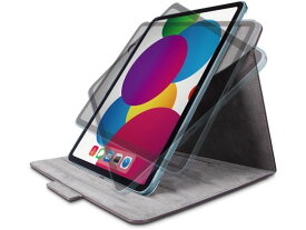 【お取り寄せ】エレコム iPad 第10世代 フラップケース ソフトレザー TB-A22R360BK タブレット用アクセサリー スマートフォン 携帯電話 FAX 家電