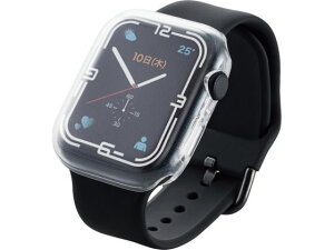 �y���r���[���e��100�~OFF�N�[�|���z�y�����񂹁z�G���R�� Apple Watch 45mm�p�t���J�o�[�\�t�g�P�[�X AW-21AFCUCR �X�}�[�g�E�H�b�`�֘A�i ���v