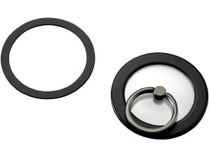 【レビュー投稿で100円OFFクーポン】【お取り寄せ】エレコム マグネットスマホリング クリア メタルプレート付属 P-STRMKPCRBK スマートフォン関連品 スマホ タブレット関連品