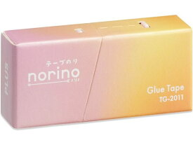 プラス ノリノ 紙ケース入りテープのり ピンク 54490/TG-2011 テープのり のり 接着剤 切る 貼る 留める 文具 事務