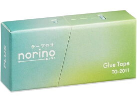 プラス ノリノ 紙ケース入りテープのり グリーン 54492/TG-2011 テープのり のり 接着剤 切る 貼る 留める 文具 事務