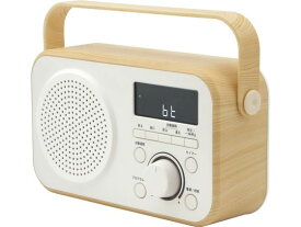 【お取り寄せ】ゼピール ラジオ付手元スピーカー木聲 ホワイト DTS-WS230-WH