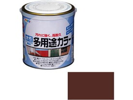 【お取り寄せ】アサヒペン 水性多用途カラー 0.7L チョコレート 塗料 塗装 養生 内装 土木 建築資材