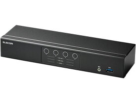 【お取り寄せ】エレコム KVM パソコン切替器 HDMI 4ポート KVM-NHUS4 切替機 ネットワーク機器 PC周辺機器