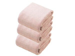 【レビュー投稿で100円OFFクーポン】【お取り寄せ】シービージャパン カラリコス フェイスタオル 3枚組 ピンク フェイスタオル 無撚糸タオル