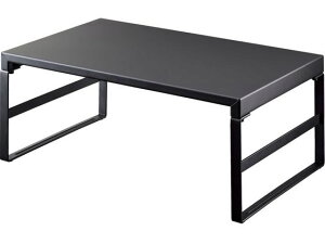 【レビュー投稿で100円OFFクーポン】【お取り寄せ】リヒトラブ 机上台 幅390mm ハイタイプ マットブラック A7331-124 机上台 モニター台 デスク周辺 オフィスデスク 事務机 オフィス家具