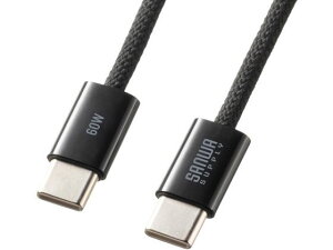 y}\聚|Cg2{zy񂹁zTTvC USB Type-CVRbVP[u 1m KU-CCP60SM10BK USBP[u C to P[u d^bv zp[c Ɠd