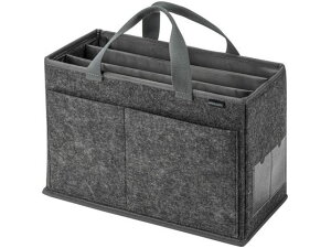 【レビュー投稿で100円OFFクーポン】【お取り寄せ】サンワサプライ フェルトBOXバッグ ブラック BAG-TW9BK PCバッグ キャリングバッグ PC パソコン 家電