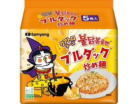 【マラソン限定★2000円クーポン＆ポイント2倍】三養ジャパン クアトロチーズ ブルダック炒め麺 袋麺 5食パック 袋入りラーメン ラーメン インスタント レトルト 食品