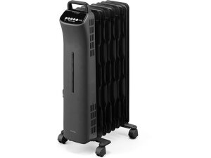 【レビュー投稿で100円OFFクーポン】送料無料 アイリスオーヤマ ウェーブ型オイルヒーター マイコン式 24h入切タイマー付 ブラック オイル パネルヒーター ストーブ 冷暖房 空調家電