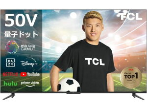 yr[e100~OFFN[|zy񂹁zTCL 50^QLEDډtX}[ger 50C645 ter TV R[_[ er I[fBI Ɠd