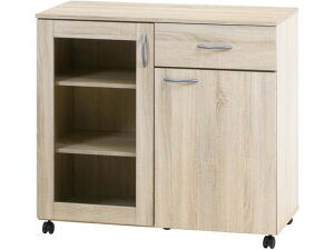 【レビュー投稿で100円OFFクーポン】【メーカー直送】不二貿易 キッチン収納キャビネット 90×40 アンティークホワイト【代引不可】【お客様組立】食器棚 キッチン収納 収納家具 インテリア