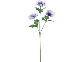 【レビュー投稿で100円OFFクーポン】【お取り寄せ】YDM アネモネ×3 ライトパープル FF-3035LPU 花材 造花 花 フラワーアレンジメント材料