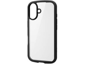 �y���r���[���e��100�~OFF�N�[�|���z�y�����񂹁z�G���R�� iPhone16�P�[�X �w�ʃK���X�N���A �u���b�N PM-A24ATSLFCGBK �X�}�[�g�t�H���p�P�[�X �J�o�[ �X�}�[�g�t�H���֘A�i �X�}�z �^�u���b�g