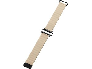 【レビュー投稿で100円OFFクーポン】【お取り寄せ】エレコム アップルウォッチバンド Ultra2 グレージュ AW-45BDLMAGGB スマートウォッチ関連品 時計