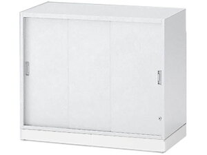 【レビュー投稿で100円OFFクーポン】【メーカー直送】イトーキ シンラインキャビネット 下置き 3枚引戸型 2段 H692【代引不可】【組立・設置・送料無料】引違い書庫 スチールキャビネット ロ