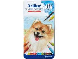 【お取り寄せ】シヤチハタ アートライン 水彩色鉛筆 12色セット KCP-W12C/H 水彩色鉛筆 鉛筆