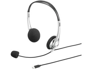 �y�}���\�����聚2000�~�N�[�|�����|�C���g2�{�z�y�����񂹁z�T�����T�v���C USB TypeC�w�b�h�Z�b�g MM-HSTC03SV �w�b�h�Z�b�g �ʘb�p�C���z�� PC���Ӌ@�� �p�\�R�� �Ɠd