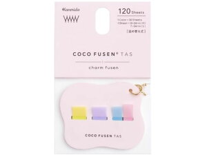 【レビュー投稿で100円OFFクーポン】【お取り寄せ】カンミ堂 ココフセン タス チャームふせん ハナピンク CFT-A-101 デザインふせん ふせん インデックス メモ ノート
