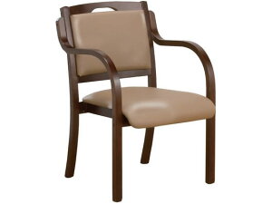 【レビュー投稿で100円OFFクーポン】【メーカー直送】ファミリー・ライフ 立ち座りサポートダイニングチェア ベージュ 0409010【代引不可】【お客様組立】ダイニングチェア ソファ イス リビ