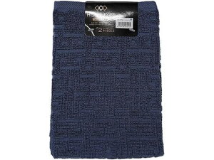 【レビュー投稿で100円OFFクーポン】林 フェイスタオル 2枚組 ホテルタイプ ネイビー フェイスタオル 業務用タオル