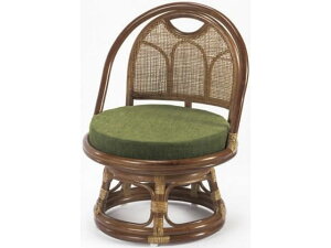 【レビュー投稿で100円OFFクーポン】【メーカー直送】ファミリー・ライフ 東京ラタン 天然籐回転チェア ロータイプ 03078【代引不可】ダイニングチェア ソファ イス リビング家具 インテリア