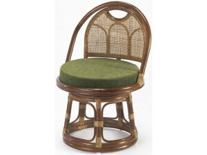 【レビュー投稿で100円OFFクーポン】【メーカー直送】ファミリー・ライフ 東京ラタン 天然籐回転チェア ミドルタイプ 03079【代引不可】ダイニングチェア ソファ イス リビング家具 インテリ