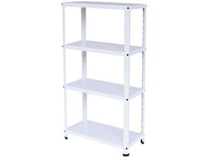 【レビュー投稿で100円OFFクーポン】送料無料【お取り寄せ】浅香工業 浅香 ニューファンシーラック 4WS ホワイト #364216 物品棚 収納 保管 作業