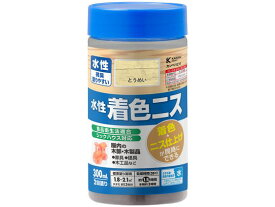 【ポイント2倍★19日20:00〜26日1:59迄】【お取り寄せ】カンペハピオ 水性着色ニス とうめい 300ml ニス 塗装 養生 内装 土木 建築資材