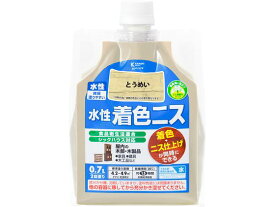 【ポイント2倍★19日20:00〜26日1:59迄】【お取り寄せ】カンペハピオ 水性着色ニス とうめい 0.7L ニス 塗装 養生 内装 土木 建築資材