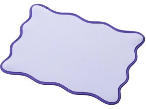 【レビュー投稿で100円OFFクーポン】【お取り寄せ】エレコム マウスパッド ウェーブデザイン 裏面ラバー パープル マウスパッド リストレスト マウス キーボード 入力機器 パソコン 家電