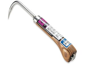 【レビュー投稿で100円OFFクーポン】【お取り寄せ】冨田刃物 仁作 ステンレス製 根かき 1本爪 No.955 根切り 草切り 草削り 農具 農業資材 園芸用品 作業用品 工具