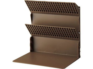 【レビュー投稿で100円OFFクーポン】リヒトラブ 1冊でも倒れないブックスタンド A4 ブラウン A3577-9 本立て ブックスタンド デスクトップ収納 デスク周り 文具