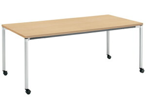 【レビュー投稿で100円OFFクーポン】【メーカー直送】コクヨ ミーティングJUTO 丸脚キャスター ナチュラルオーク 脚銀 W1800*D900【代引不可】フラップテーブル 折りたたみテーブル 長机 会議用