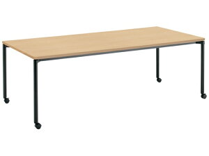 【レビュー投稿で100円OFFクーポン】【メーカー直送】コクヨ ミーティングJUTO 丸脚キャスター ナチュラルオーク W2100×D1000【代引不可】フラップテーブル 折りたたみテーブル 長机 会議用テ